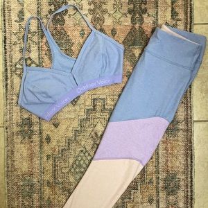 Outdoor Voices Sports Bra & Legging Set - Size Small